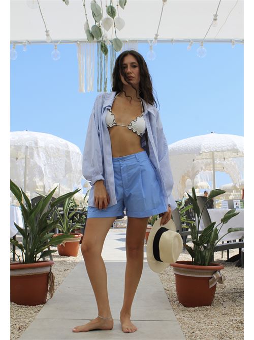 Short in cotone con pences DIECI MINUTI | 16602